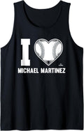 I Heart Michael Martinez Prospect Baseball Fan Gear Tank Top Tank Top | Trending 2025