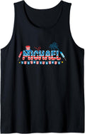 4th July Drinks Party Family Friends Patriotic Names Michael Tank Top Tank Top | Premium Quality