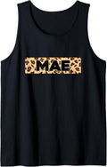 Funny Mae Leopard Print Personalized Name Mae Tank Top Tank Top Viral TikTok Find Everyday Wear