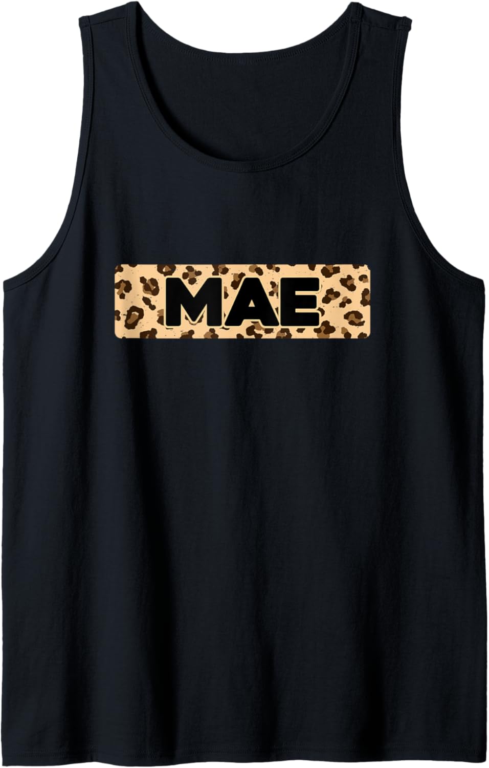 Funny Mae Leopard Print Personalized Name Mae Tank Top Tank Top Viral TikTok Find Everyday Wear