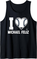 I Heart Michael Feliz Prospect Baseball Fan Gear Tank Top Tank Top | Viral Streetwear Style