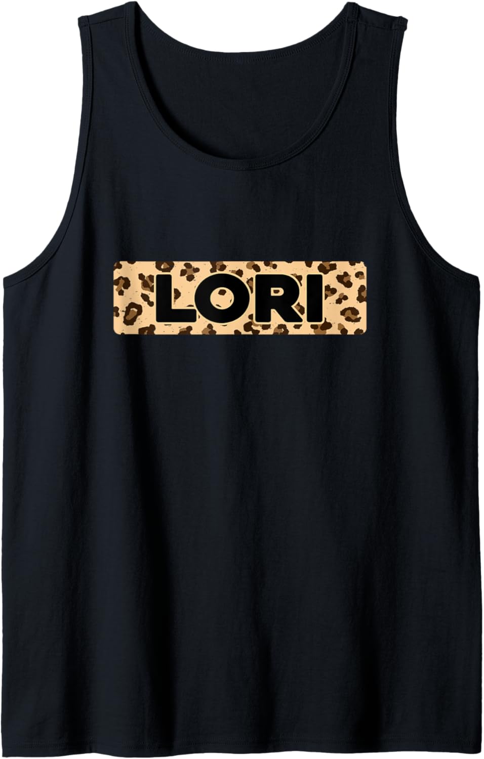 Funny Lori Leopard Print Personalized Name Lori Tank Top Tank Top Premium Print Everyday Wear