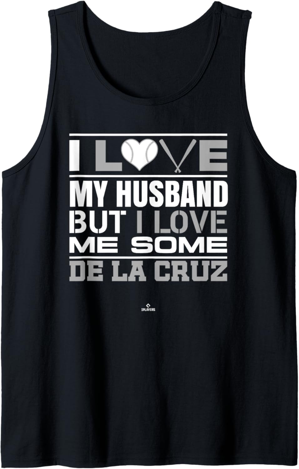 I Love My Husband Michael De La Cruz Prospect Baseball Fan Tank Top Tank Top | Perfect Gift Idea