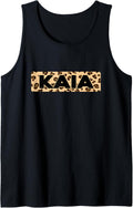 Funny Kaia Leopard Print Personalized Name Kaia Tank Top Tank Top Comfort Fit Fan Favorite