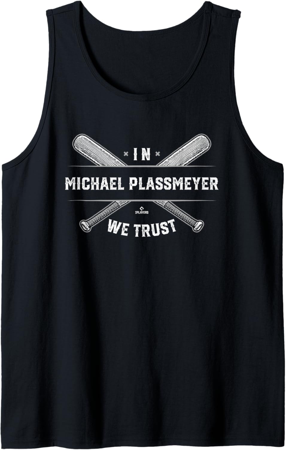 We Trust Michael Plassmeyer Prospect Baseball Fan Gear Tank Top Tank Top | Premium Quality