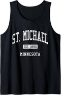 St. Michael Minnesota MN JS04 Vintage Athletic Sports Tank Top Tank Top | Perfect Gift Idea