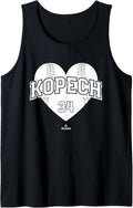 Baseball Heart Michael Kopech Chicago MLBPA Tank Top Tank Top | Perfect Gift Idea