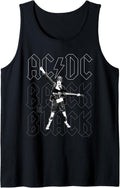 AC DC Back in Black Angus Young Photo by Michael Putland Tank Top Tank Top | Premium Quality