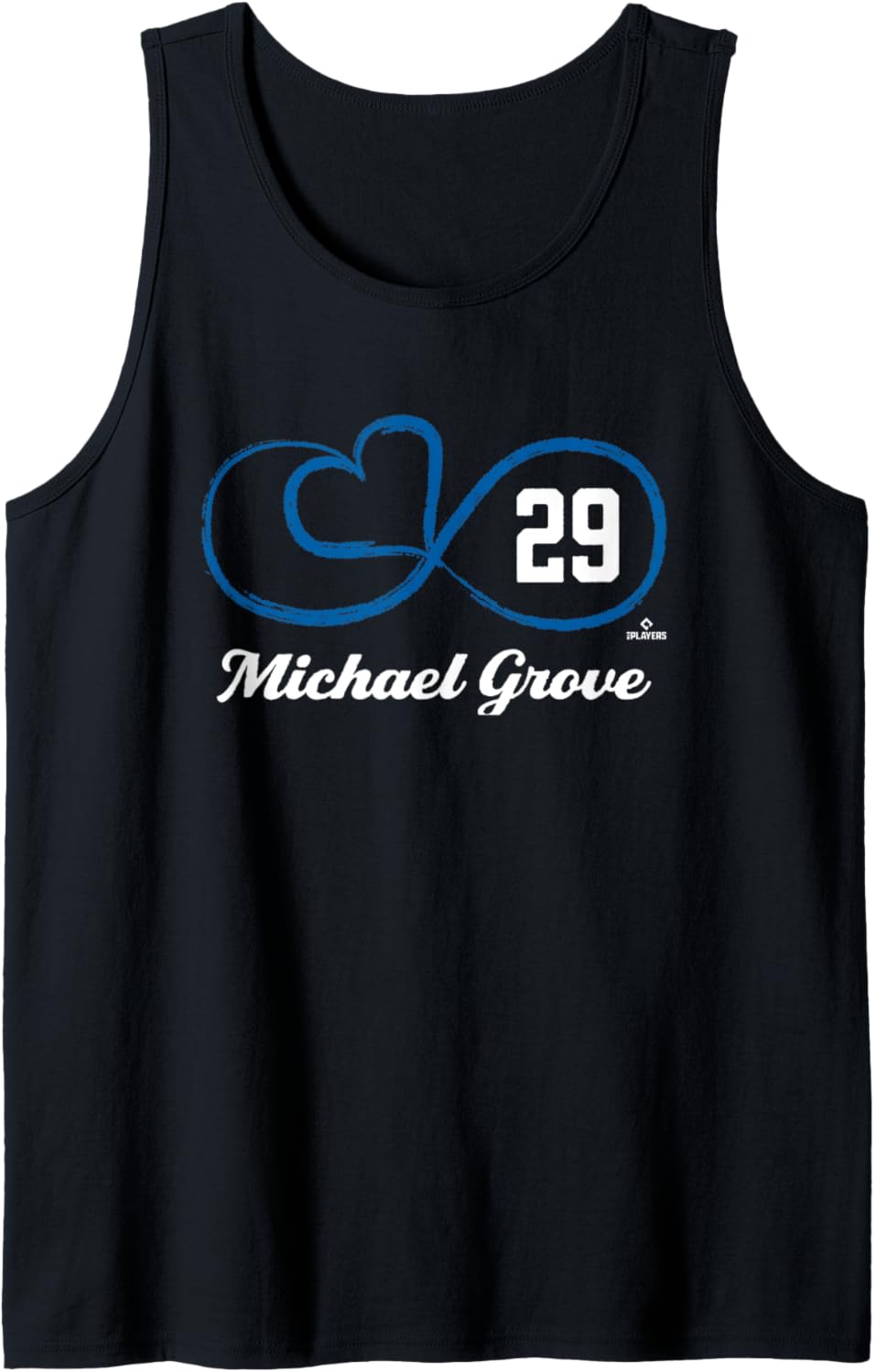 Infinity Love Michael Grove Los Angeles Baseball MLBPA Tank Top Tank Top | Perfect Gift Idea