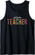 Stem Teacher Leopard Print Funny Teaching Appreciation Tank Top Tank Top Viral TikTok Find Fan Favorite