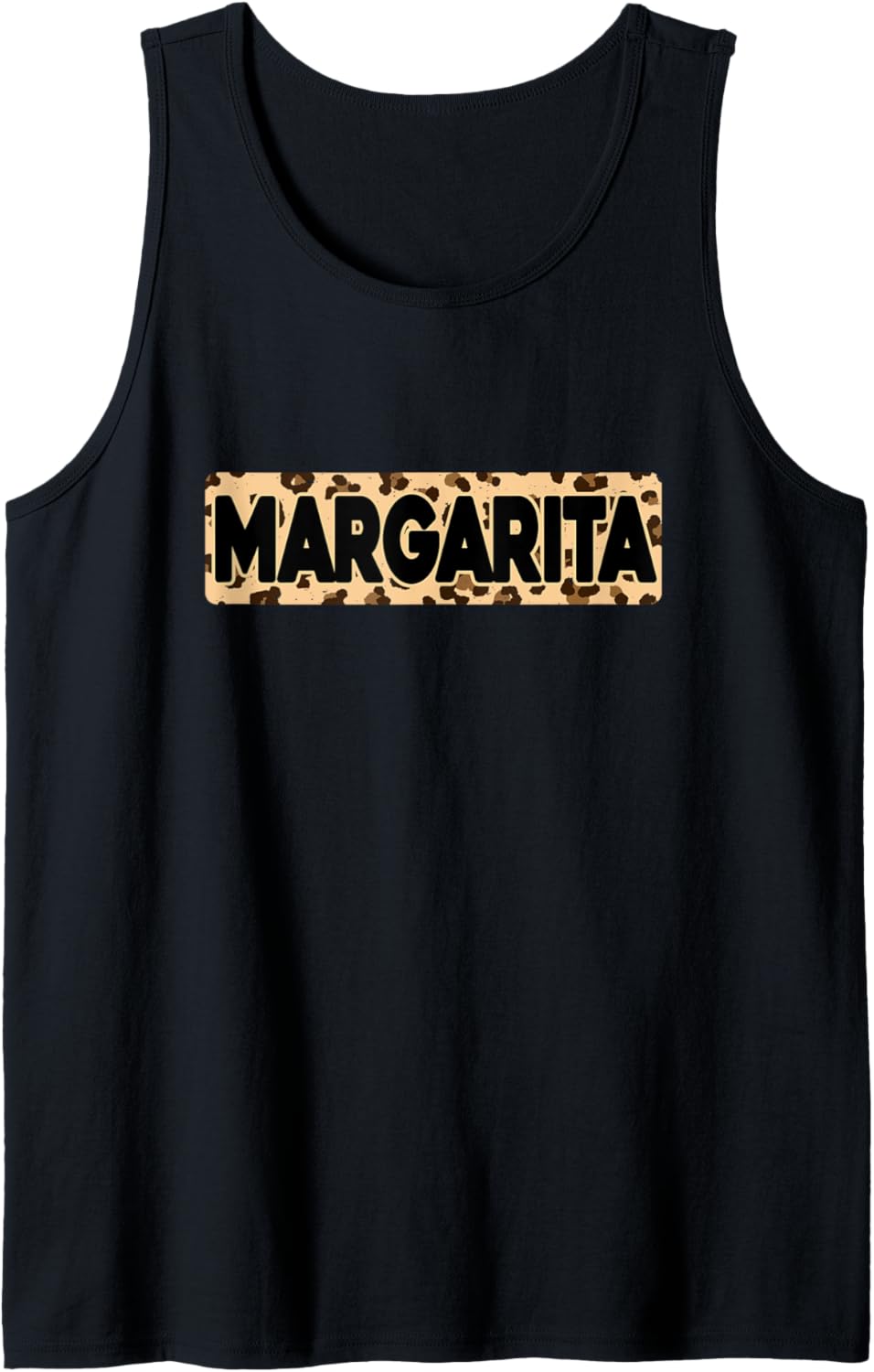 Funny Margarita Leopard Print Personalized Name Margarita Tank Top Tank Top Viral TikTok Find US Top Pick