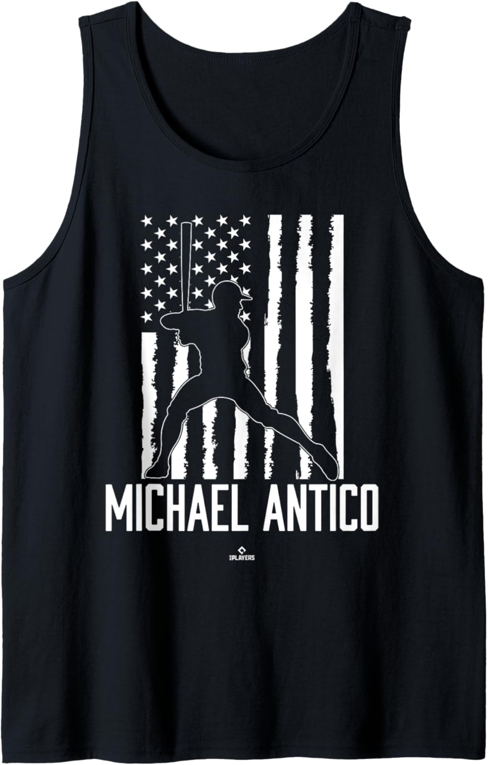 Distressed Flag Swing Michael Antico Prospect Baseball Fan Tank Top Tank Top | Perfect Gift Idea