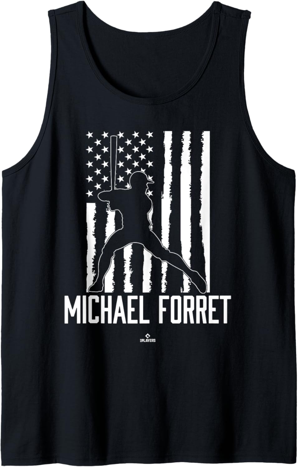 Distressed Flag Swing Michael Forret Prospect Baseball Fan Tank Top Tank Top | Perfect Gift Idea