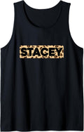 Funny Stacey Leopard Print Personalized Name Stacey Tank Top Tank Top Trending US Fan Favorite