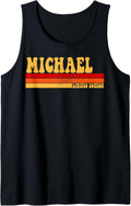MICHAEL Name Personalized Idea Men Retro Vintage MICHAEL Tank Top Tank Top | Viral Streetwear Style