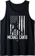 Distressed Flag Swing Michael Cantu Prospect Baseball Fan Tank Top Tank Top | Everyday Casual Wear