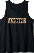 Funny Lynn Leopard Print Personalized Name Lynn Tank Top Tank Top Viral TikTok Find Fan Favorite