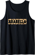 Funny Arabella Leopard Print Personalized Name Arabella Tank Top Tank Top Comfort Fit US Top Pick