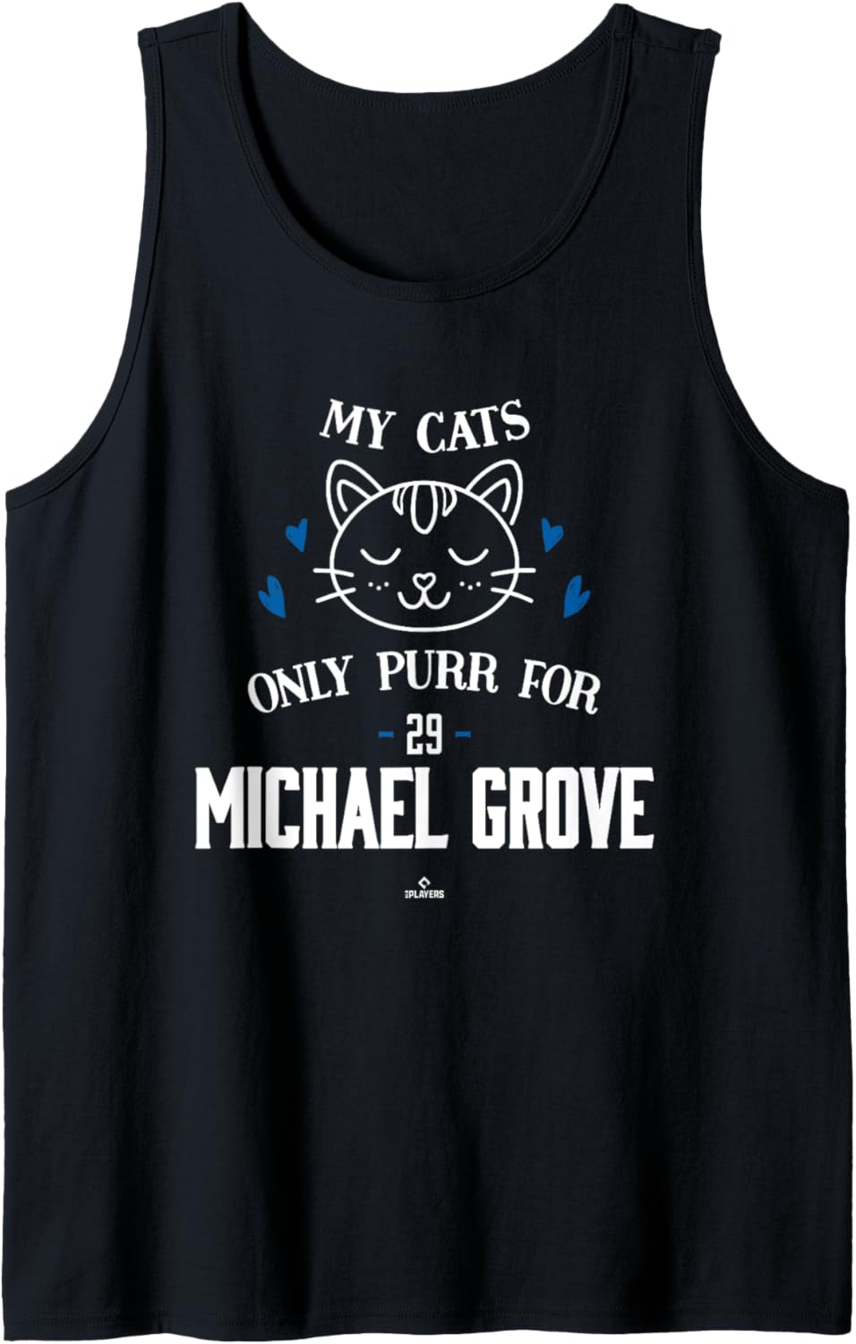 Cat Lovers for Michael Grove Los Angeles Baseball MLBPA Tank Top Tank Top | Trending 2025