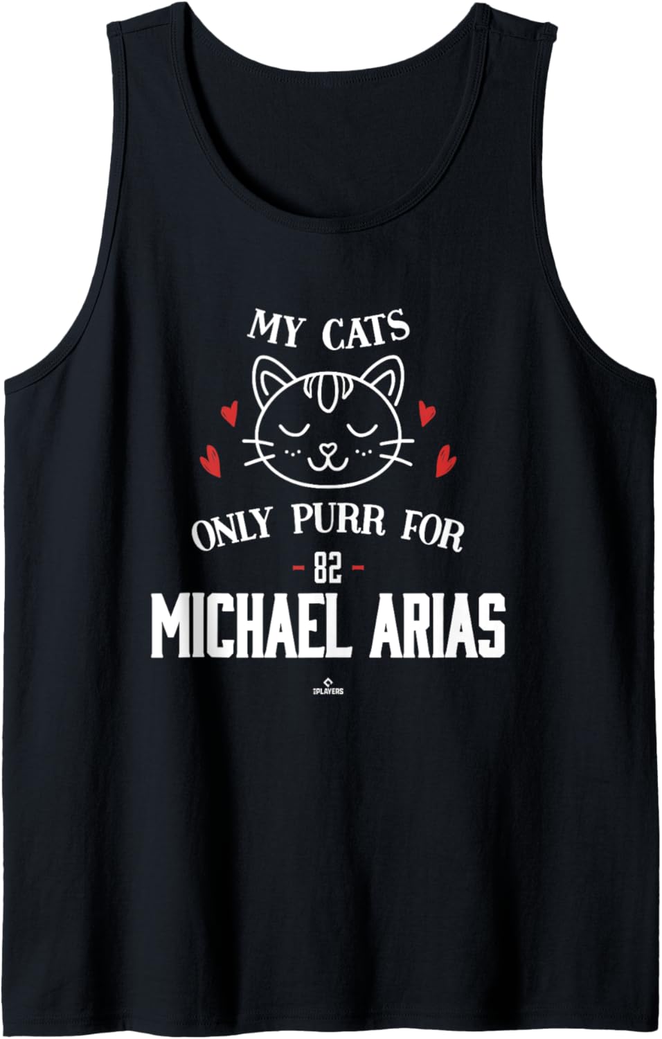 Cat Lovers for Michael Arias Chicago Baseball MLBPA Tank Top Tank Top | US Best Seller