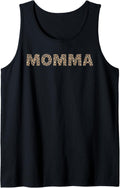 MOMMA Leopard Cheetah Animal Print Proud Mother Mother s Day Tank Top Tank Top Streetwear Style Best Seller Look
