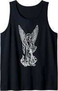 Angel Arc Tees - St Michael The Archangel Christian Tank Top Tank Top | Everyday Casual Wear