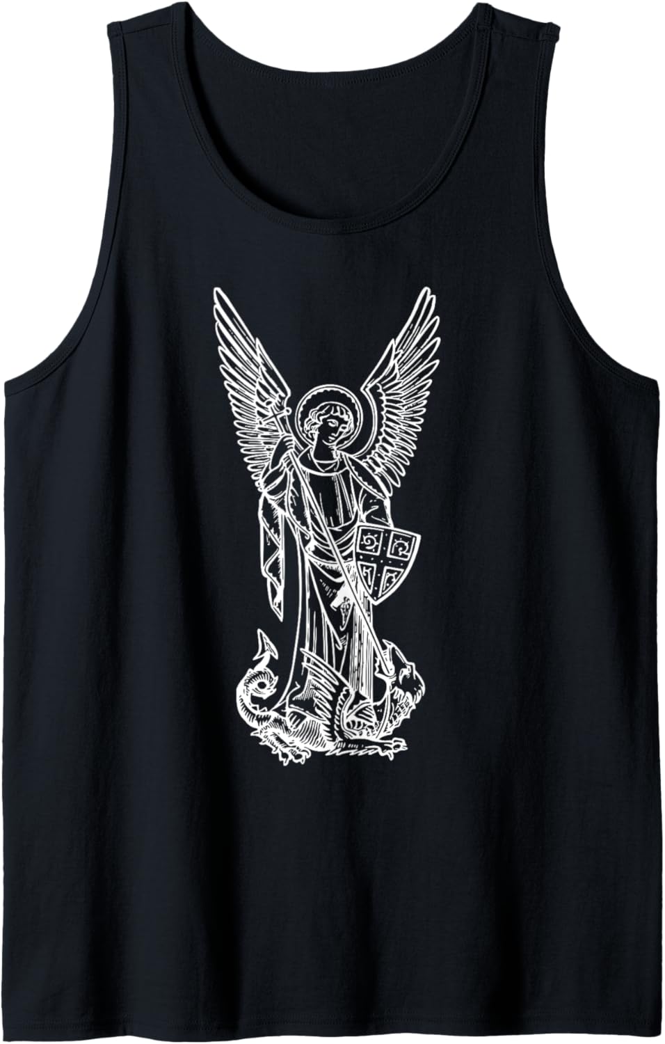 Angel Arc Tees - St Michael The Archangel Christian Tank Top Tank Top | Everyday Casual Wear