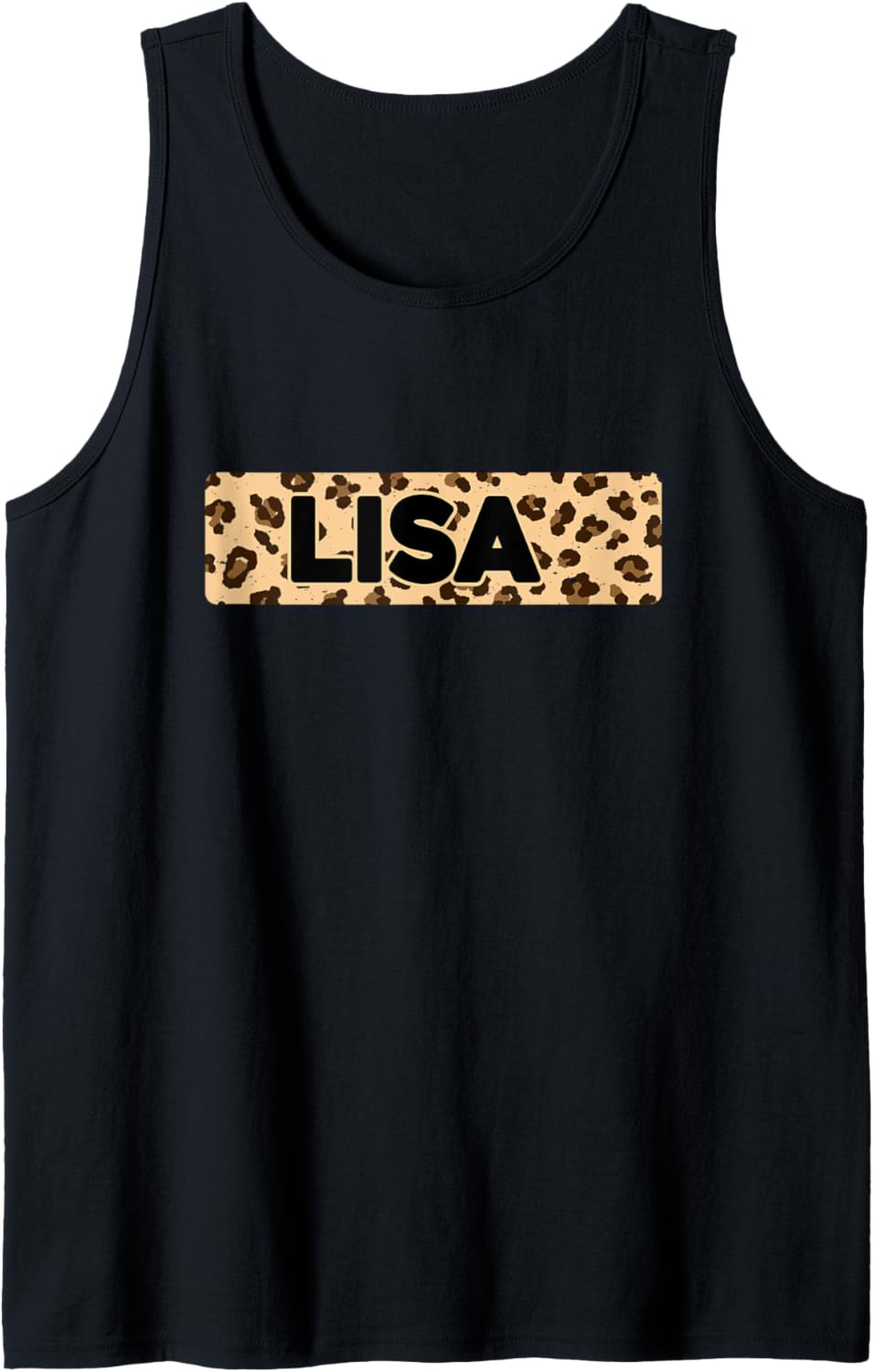 Funny Lisa Leopard Print Personalized Name Lisa Tank Top Tank Top Viral TikTok Find Best Seller Look