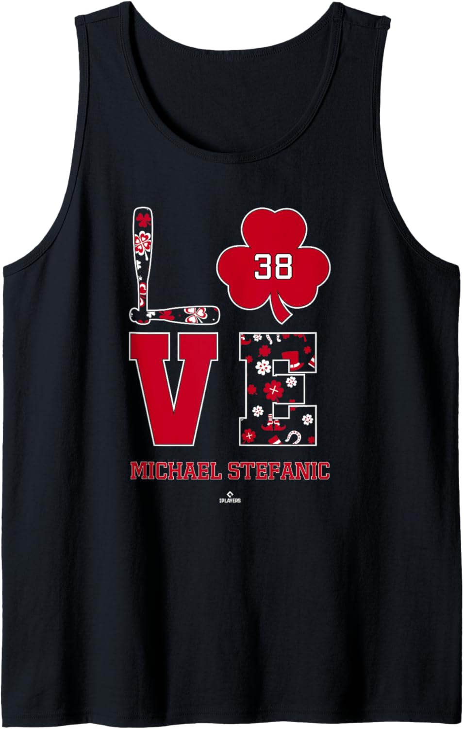 St Patrick's Day Love Floral Michael Stefanic Los Angeles Tank Top Tank Top | Everyday Casual Wear