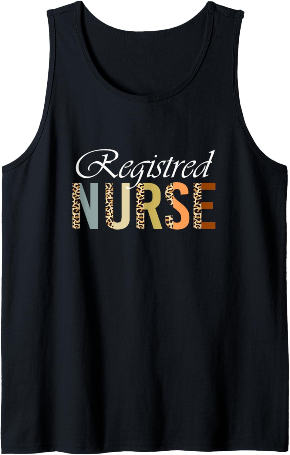 Cheetah Print Registered Nurse Nursing School Women Tank Top Tank Top Comfort Fit Gift Ready