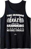 Grandma Crazy for Michael Curialle Prospect Baseball Fan Tank Top Tank Top | Everyday Casual Wear
