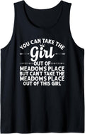 Girl Out Of MEADOWS PLACE TX TEXAS Gift Funny Home Roots USA Tank Top Apparel | Google Shopping Optimized | Customer Favorite