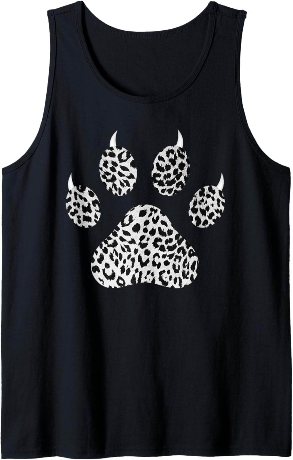 Snow Leopard Paw Print With Claws Fierce Cheetah Pattern Tank Top Tank Top High Search Demand US Top Pick
