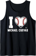 I Heart Michael Cuevas Prospect Baseball Fan Gear Tank Top Tank Top | Everyday Casual Wear