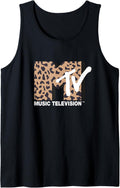 MTV Vintage Cheetah Print Music Television Tank Top Tank Top Trending US Fan Favorite
