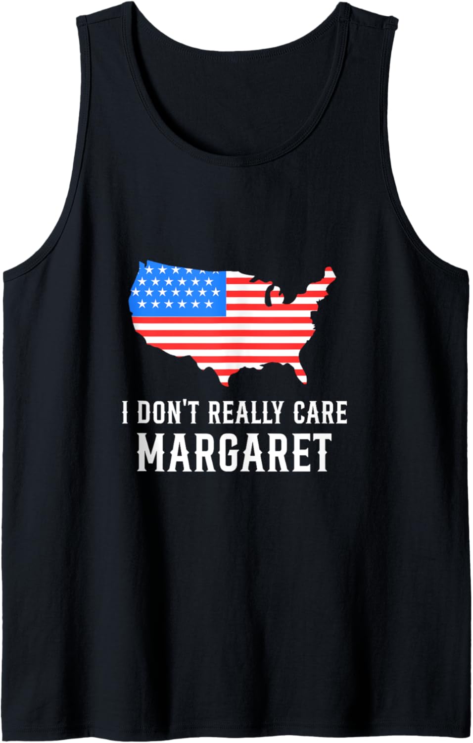 I Don't Really Care Margaret American Flag Funny JD Vance Tank Top Tank Top | Trending 2025
