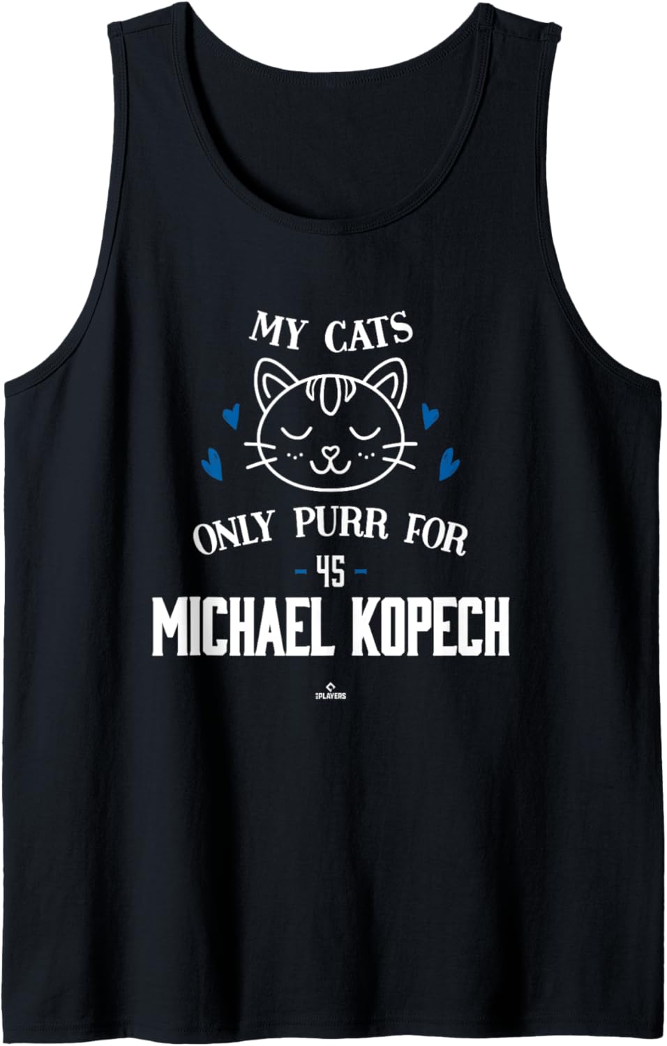 Cat Lovers for Michael Kopech Los Angeles Baseball MLBPA Tank Top Tank Top | Everyday Casual Wear
