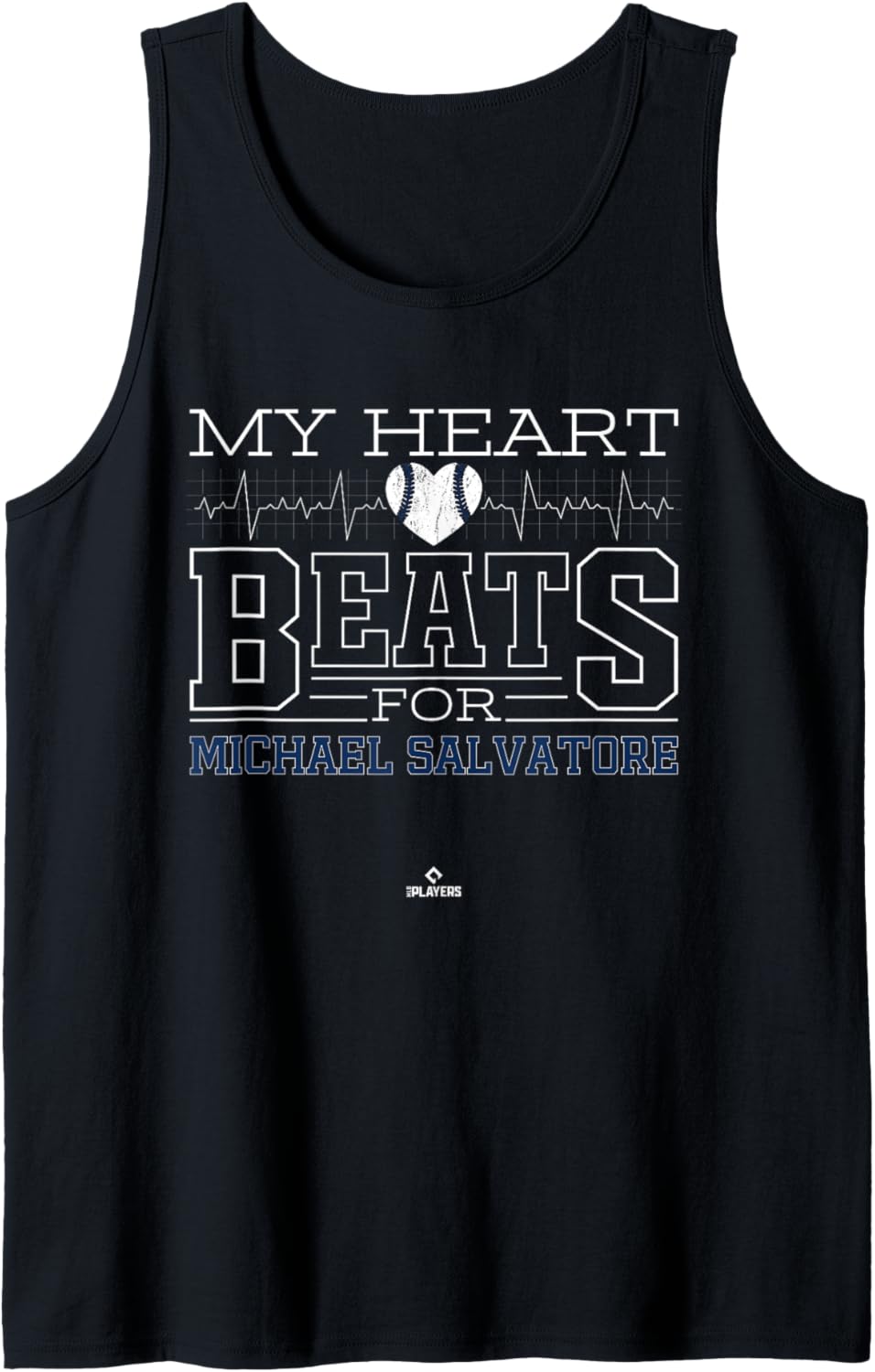 My Heart Beats for Michael Salvatore Prospect Baseball Fan Tank Top Tank Top | Viral Streetwear Style