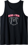 Home Plate Gameday Michael A Taylor Minnesota MLBPA Tank Top Tank Top | Trending 2025
