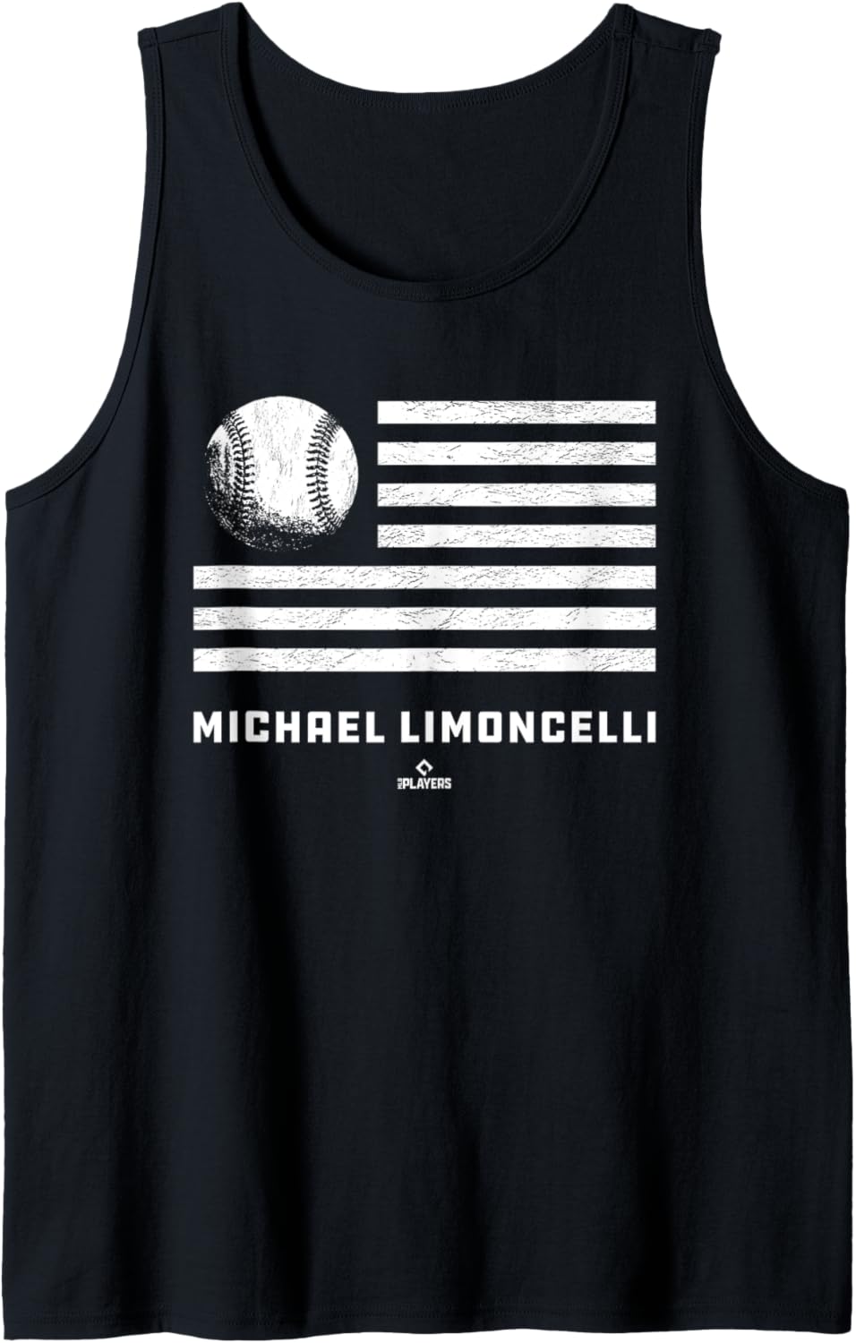 Flag Stripes Michael Limoncelli Prospect Baseball Fan Gear Tank Top Tank Top | Perfect Gift Idea