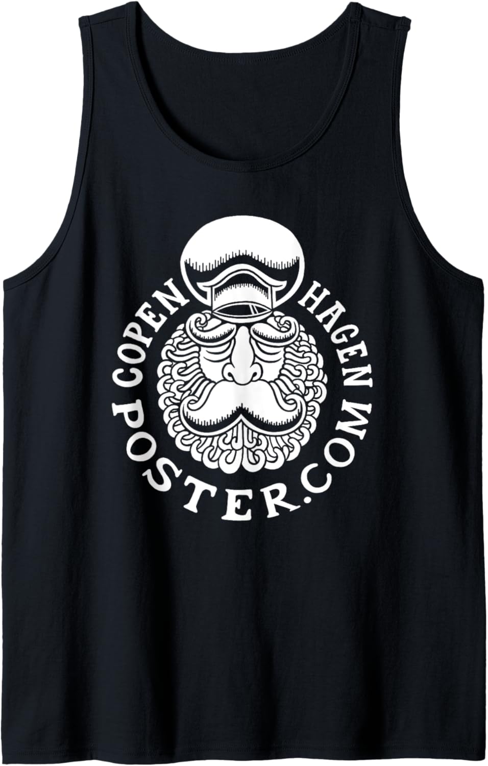 Threadless Michael Jakobsen Copenhagen Poster Graphic Tank Top Tank Top | US Best Seller