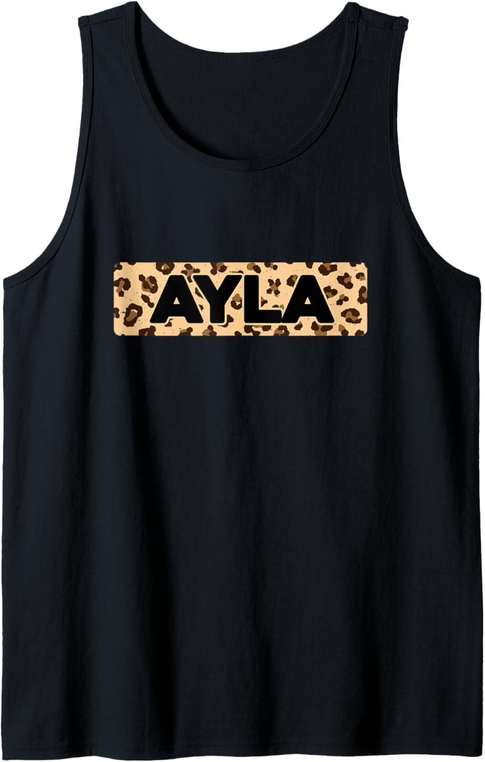 Funny Ayla Leopard Print Personalized Name Ayla Tank Top Tank Top Streetwear Style Hot Right Now