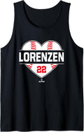 Vintage Baseball Bat Gameday Michael Lorenzen MLBPA Tank Top Tank Top | Premium Quality