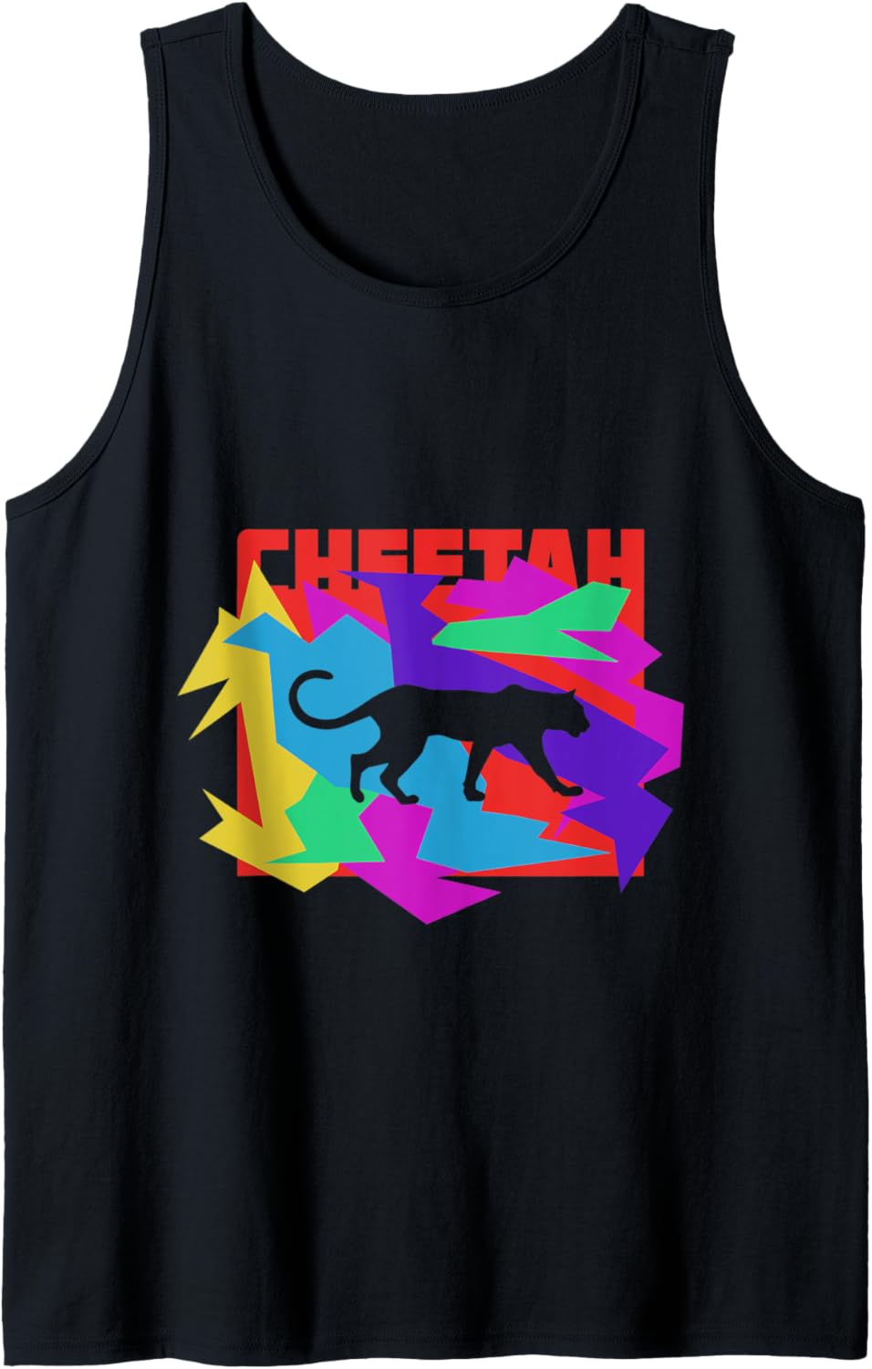 Cheetah Animal Mosaik Puzzle Tank Top Tank Top Trending US Gift Ready