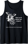 Never Go Out Without Your Wingman Saint Michael Tank Top Tank Top | Everyday Casual Wear