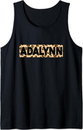 Funny Adalynn Leopard Print Personalized Name Adalynn Tank Top Tank Top Streetwear Style Everyday Wear