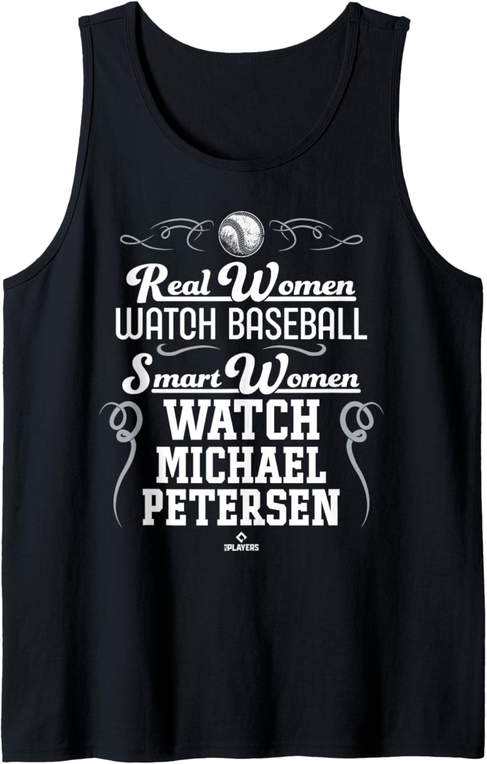 Smart Women Watch Michael Petersen Prospect Baseball Fan Tank Top Tank Top | Everyday Casual Wear