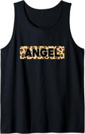 Funny Angel Leopard Print Personalized Name Angel Tank Top Tank Top High Search Demand US Top Pick