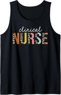 Clinical Nurse Leopard Print Registered RN Nursing Life Tank Top Tank Top Premium Print Everyday Wear