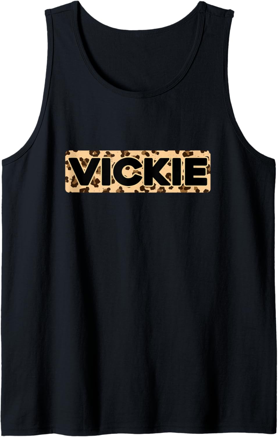 Funny Vickie Leopard Print Personalized Name Vickie Tank Top Tank Top Premium Print Gift Ready
